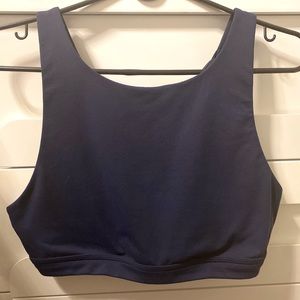 Large Navy Blue Aerie Sports Bra